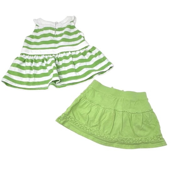 Baby Girl's - 1 Dress, 2 Skirts, and‎ 2 Shirts/Tops - Size 12-18 Month - Picture 6 of 11